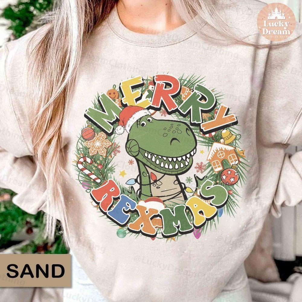 Vintage Retro Disney Pixar Toy Story Christmas Merry Rexmas Vuitino Merch Vintage Retro Disney Pixar Toy Story Christmas Merry Rexmas Vuitino Merch